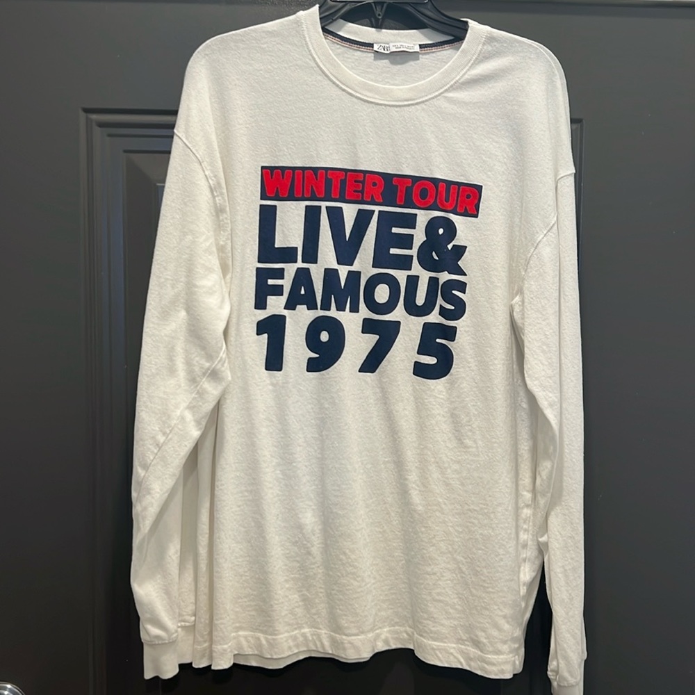 ZARA Long Sleeve Shirt “Winter Tour 1975”